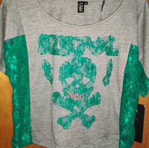 Women's  Sinful cropped t-shirt